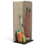 2 ft. 9 in. W x 2 ft. D Plastic Vertical Tool Shed - Image 5