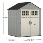 6 ft. x 5 ft. Resin Storage Shed - Image 4